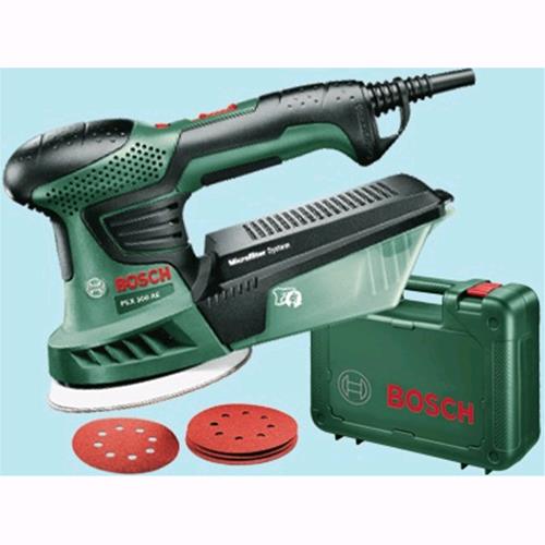 Image of Levigatrice rotorbitale Bosch PEX 300 AE 270 watt platorello Ø 125 mm